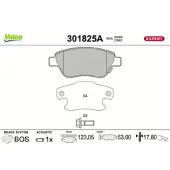 Valeo 301825A Remblokken