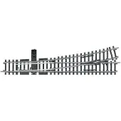 Märklin H0 K-rails (zonder ballastbed) 22715 Wissel, Links 225 mm 1 stuk(s)