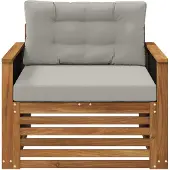 vidaXL Buiten Midden Sofa Naturel
