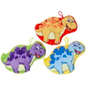 Duckiez Pluche Super Soft Dinosaurus - 24 stuks