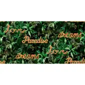 Overig Vliesbehang Good Vibes Gv24211 - Groen - Heel Donkergroen - Feloranje - 10,05m X 53cm