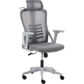 Beliani ERGONOX - Bureaustoel - Grijs - Mesh