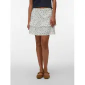 Vero Moda Rok 'VMTrine' lichtblauw / donkerblauw / olijfgroen / wit