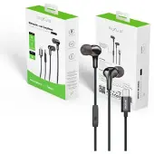 Rixus RXHD27L Stereo In-Ear Lightning Wired Earphone Black