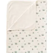 Fresk Surf Cotton Blanket Beige