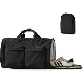 Unyqoos Sporttas 32 liter – multifunctionele reistas met geventileerd schoenvak, compartiment voor een 15,6-inch laptop, waterafstotend ripstop-nylon, opvouwbaar