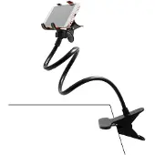 Unyqoos Flexibele zwanenhals telefoonhouder voor tafel en bed gebruik