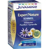 Juvamine Expert'Nature Sommeil, voedingssupplement voor een betere nachtrust, 60 capsules