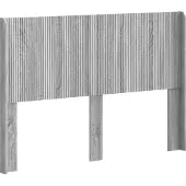 vidaXL Hoofdbord Grijs Sonoma Bewerkt hout