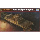 Trumpeter Modelbouwpakket Treinen - 00368 Panzerjägerwagen Vol. 1 WWII - Duitse Pantsertreinwagon Plastic - 1:35 - Modelbouw