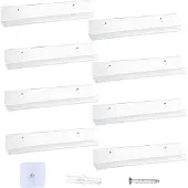 Unyqoos Transparante acryl wandhouder set voor vinylplaten en verzamelstukken