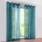 Unyqoos Transparante en elegante gordijnenset voor diverse woonruimtes