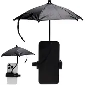 Unyqoos Universele mobiele telefoonparasol met verstelbare clip voor zonbescherming