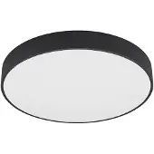 Arcchio Plafondlamp , Noabelle, dimbare, Zwart, Keuken, Metaal, Modern