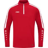 Jako Functioneel shirt 'Power' donkerrood / wit