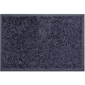 Unyqoos Blauwgrijze deurmat voor binnen met antislip en vuilopvang 40x60 cm