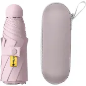 Unyqoos Draagbare mini-paraplu met UV-bescherming voor zon en regen onderweg