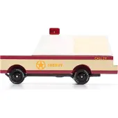 Candylab Toys speelgoedauto Sheriff Truck - houten Candycar wereld.