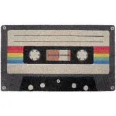 Unyqoos Creatieve Kokosvezel Deurmat met Muziekcassette Ontwerp voor Buiten