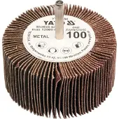 YATO Schuurwiel - - YT-83386 - 80x40x6 - Stalen as - P150