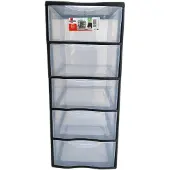 Sundis Ladesysteem Zwart Transparant 5x8l