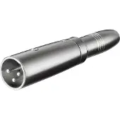 Goobay Adapter XLR mannelijk - 6,35mm Jack mono vrouwelijk