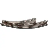 Roco H0 GeoLine (met ballastbed) 61154 Gebogen wissel, Links 1 stuk(s)