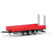 Herpa Dieplader Tandemanhanger, Rood