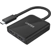 UNITEK V1408A USB grafische adapter Zwart
