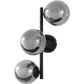 LINDBY Wandlampe , Orbelia, dimbare, Zwart, Woonkamer, Glas, Modern