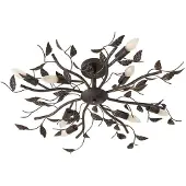 LINDBY Plafondlamp , Yos, dimbare, Zwart, Slaapkamer, Metaal, Florentijns