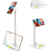 Unyqoos Verstelbare en opvouwbare telefoonstandaard voor tafel en bureau gebruik