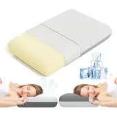 Unyqoos Ergonomisch traagschuim kussen voor optimaal slaapcomfort en ondersteuning