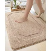 Unyqoos Absorberende wasbare badmat met antislip voor badkamer en bijkeuken