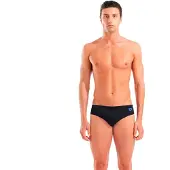 Arena Graphic Swim Swimming Brief Zwart FR 100 Man