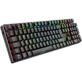 Sharkoon SKILLER SGK36W Rood NL (NL, Draadloze), Toetsenbord, Zwart