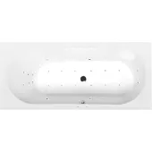 Polysan Astra B whirlpoolbad, 165x75x48cm, Attraction Hydro-Air, chroom