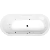 Polysan Astra O whirlpoolbad, 165x75x48cm, Attraction Hydro, chroom