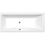 Polysan Cleo Whirlpoolbad, 180x90x48cm, Attraction Hydro, chroom