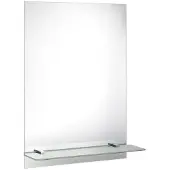A&n&a aqualine Spiegel met gaten voor plank 50x70cm, inclusief hangers