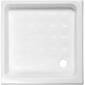 Kerasan Retro Vierkante keramische douchebak 100x100x20cm, wit