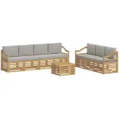 vidaXL Sofa-Sets Massief Acacia Hout