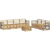vidaXL Sofa-Sets Massief Acacia Hout