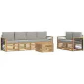 vidaXL Sofa-Sets Massief Acacia Hout