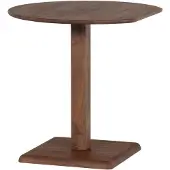 Woood Feno Bistrotafel Eindstuk - Mangohout - Bruin - 76x79x73