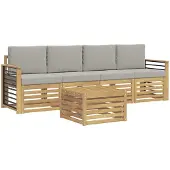 vidaXL Sofa-Sets Massief Acacia Hout