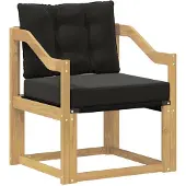 vidaXL Buitensofa Massief Acaciahout en Textilene Wit