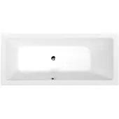 Polysan Mimoa Rechthoekig bad 170x80x39cm, mat wit