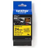Brother Tape TZe-FX651 Zwart op geel (24 mm)