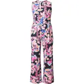 Ulla Popken Jumpsuit gemengde kleuren / zwart